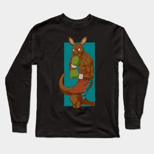 With boxing gloves - cartoon kangaroo boxer Long Sleeve T-Shirt